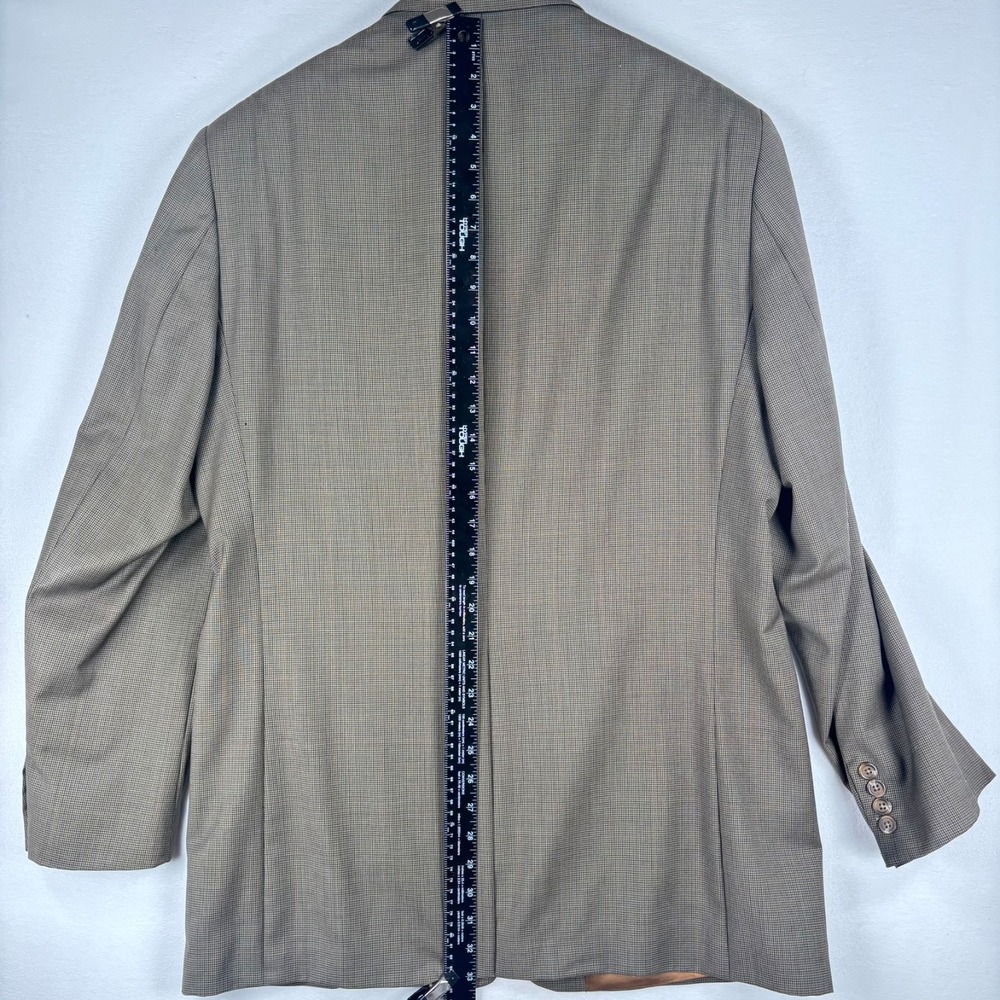 VTG Chaps Ralph Lauren 2 Pc Men's Suit 42 Slacks 34x31 Houndstooth Plaid - Picture 13 of 15